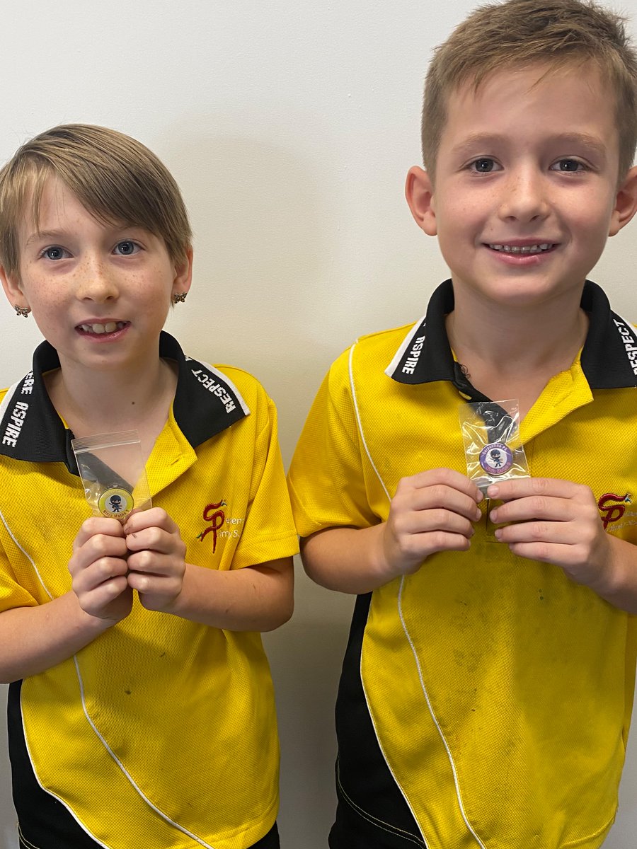 SerpentinePS's tweet image. Another two champions getting their yellow and purple badges today! #MathFluency