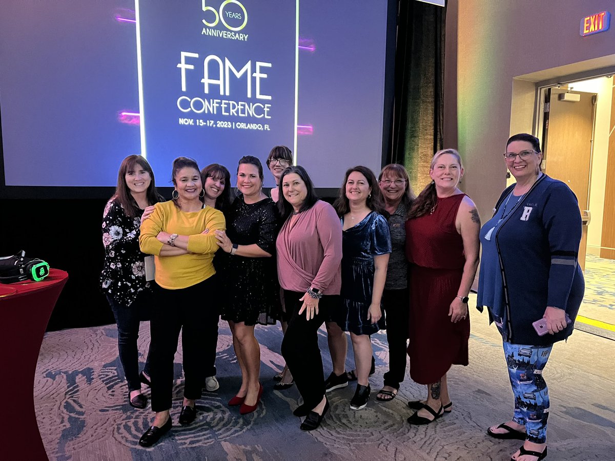 VCSVAME's tweet photo. #VCSmedia representing at @FloridaMediaEd #FAME23 🪩 https://t.co/XYGpNgwduG