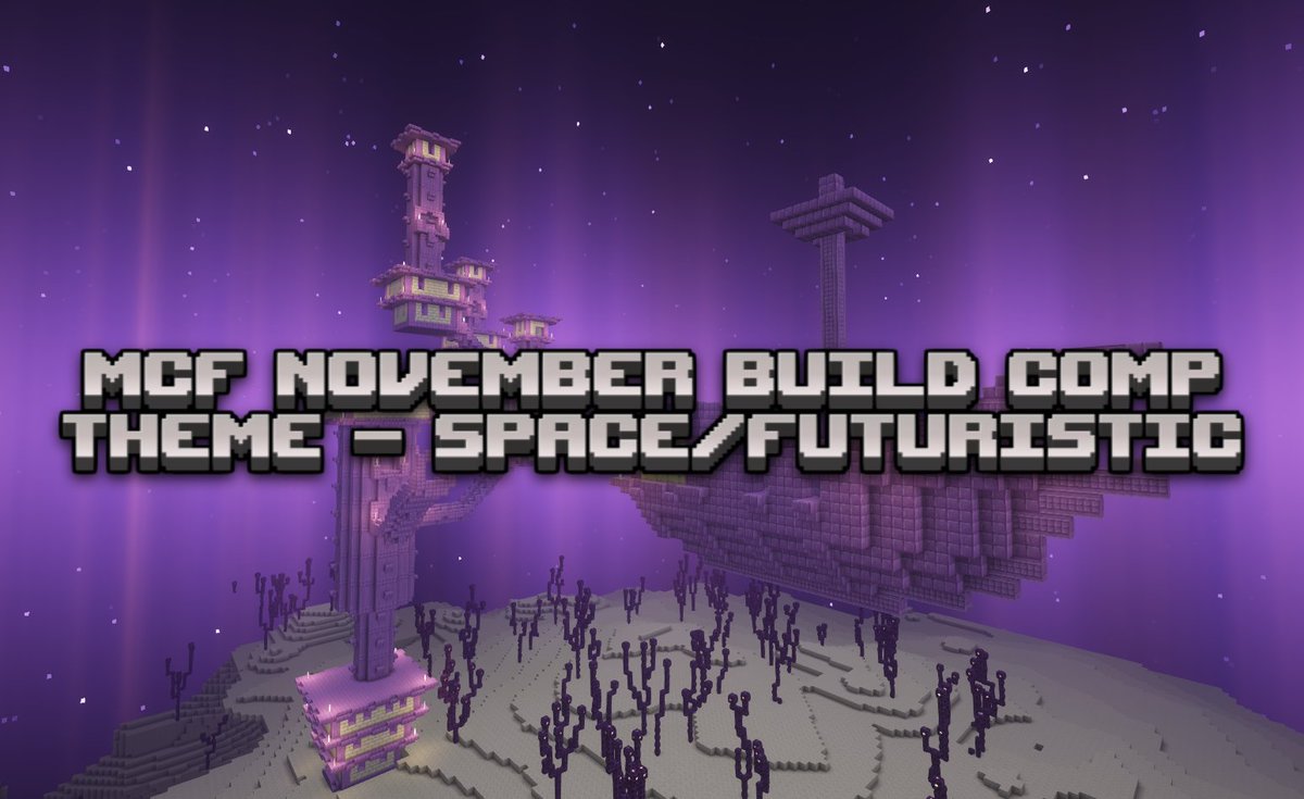 PlayHexwood's tweet photo. There's not many days left! The #build #competition is coming to a close. Be sure to submit your builds before the deadline of Nov. 28th 12:01am EST! Join https://t.co/rDbjY7UxRL for more details. #minecraft #minecraftserver #game #gamer #discord #community #friendly #mcfriendly https://t.co/sOeNubtZkz