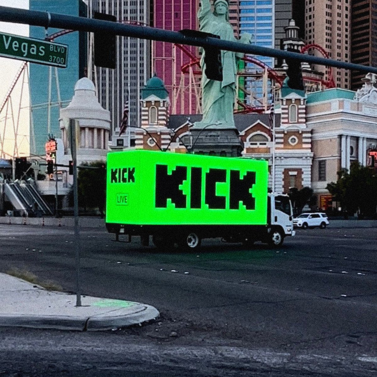 Find &amp; snap a photo with the Kick Truck at #LasVegasGP 🏁

For a chance to win a $200 Kick Shop Gift Card, post your photo, tag us and use #KickTruck 🚛