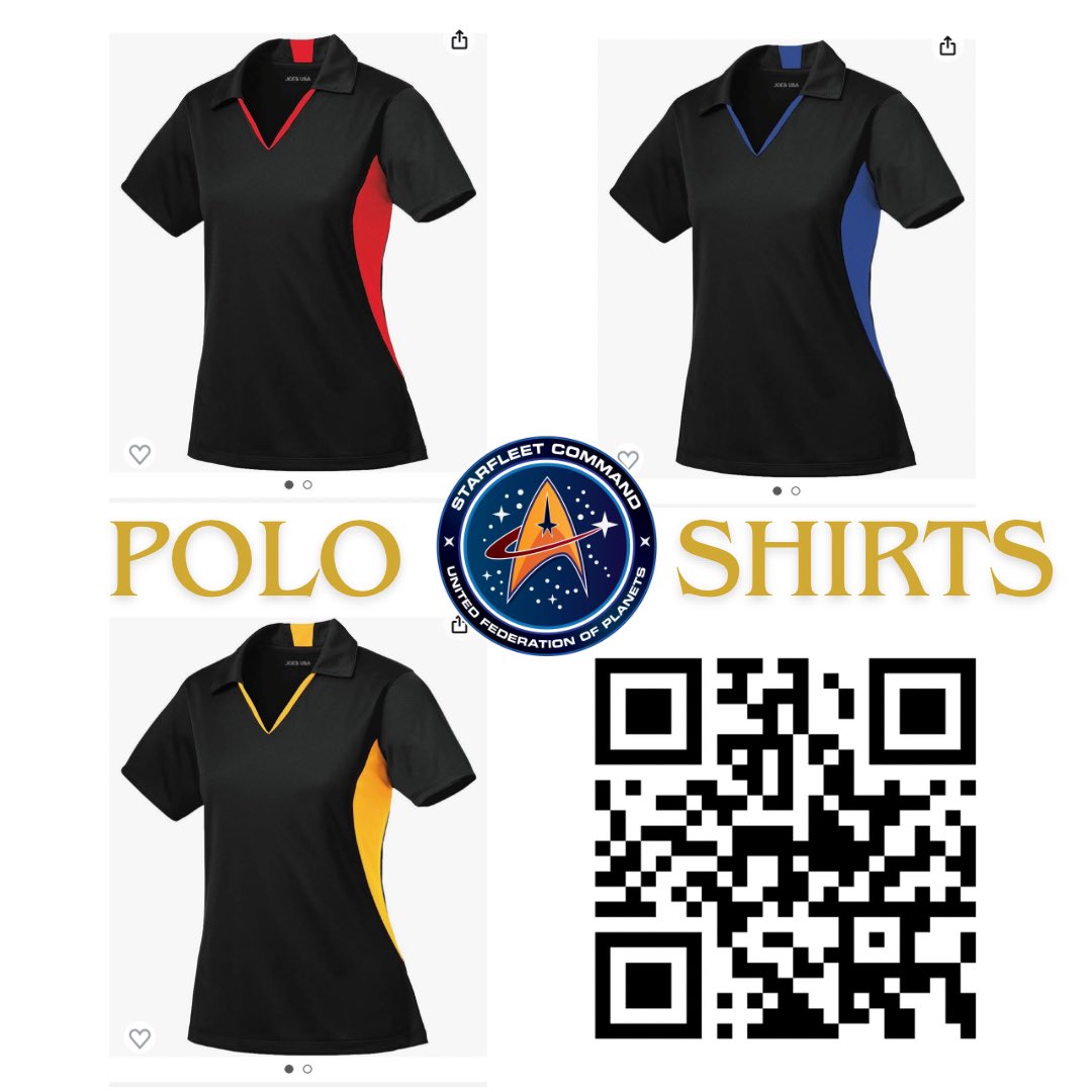 take2editor's tweet image. I'm so tempted to buy these 😂 just because they look like "Starfleet inspired" clothing 🤦🏻‍♀️ WHICH DEPARTMENT AM I? 😭😭 I like them all 😭 here's the link: amzn.to/3G1JhXo

#startrek #starfleet inspired clothing