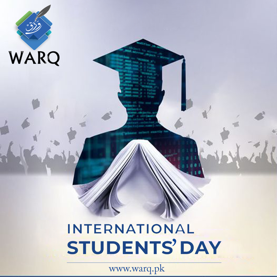 PublisherWarq's tweet photo. On the occasion of Students Day, wishing all the students great success and bright future. Keep working hard towards your goal.

#warq #warqspiral #notebook #newspirals #school #college #university #student #studentlife #studentsuccess #internationalstudent #pakistan https://t.co/vvamtsd6RG