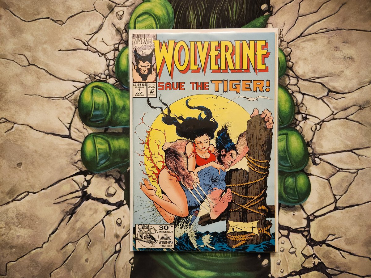 Apollokid3000's tweet photo. Wolverine Save the Tiger! #1. $2 pick-up. This issue reprints Marvel Comics Presents #1-#10. Nice Sam Kieth cover. I love reprints.
#MarvelComics
#OldComicBookDay
#Wolverine
#SameKieth
#MarvelComicsPresents https://t.co/V0DCdyRFou