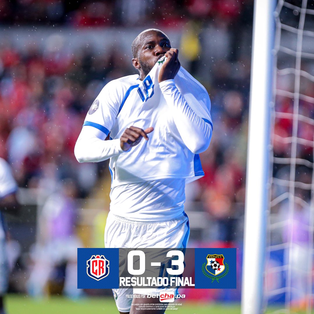 ¡🔥🇵🇦 GANAMOS 🔥🇵🇦! 

Gran victoria para #PanamáMayor🇵🇦 de visita en suelo costarricense e ir con ventaja en el marcador para el partido de vuelta en Panamá. 

🇨🇷 0-3 🇵🇦
⚽️ Murillo
⚽️ Fajardo
⚽️ Waterman

Compra tu boleto para la vuelta en el Rommel 🏟️

🎟️ fepafut.pagatusboletos.com/venta/Fepafut