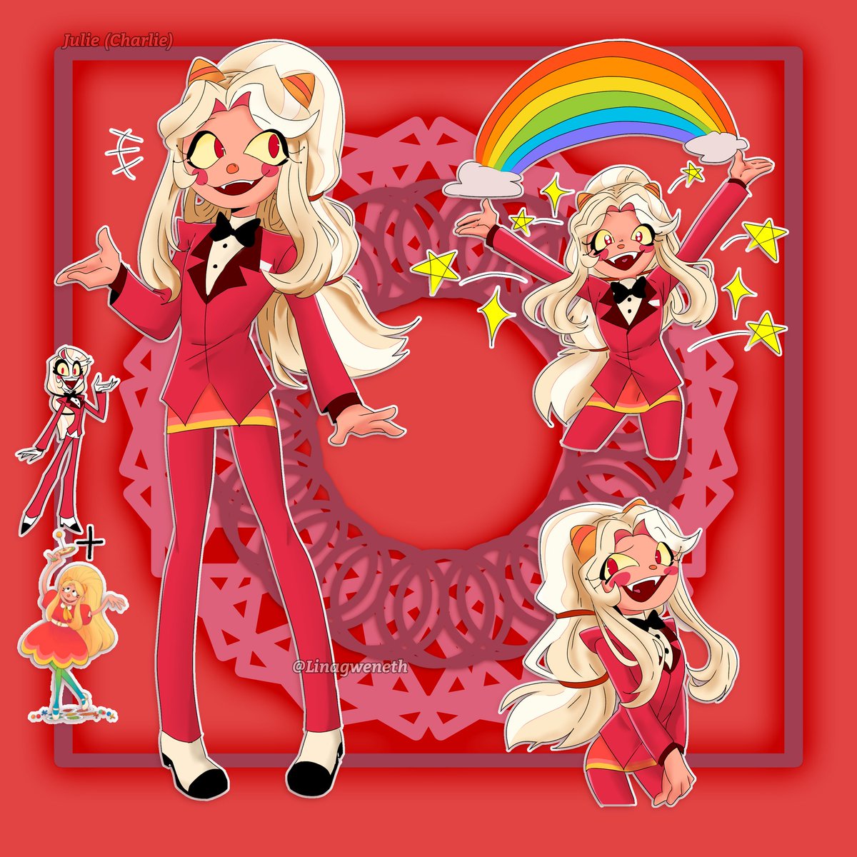 Linagweneth's tweet photo. Julie Morning star #WelcomeHome #WelcomeHomeAU #Welcomehomehazbinhotelau https://t.co/Ul6pQoMHIV
