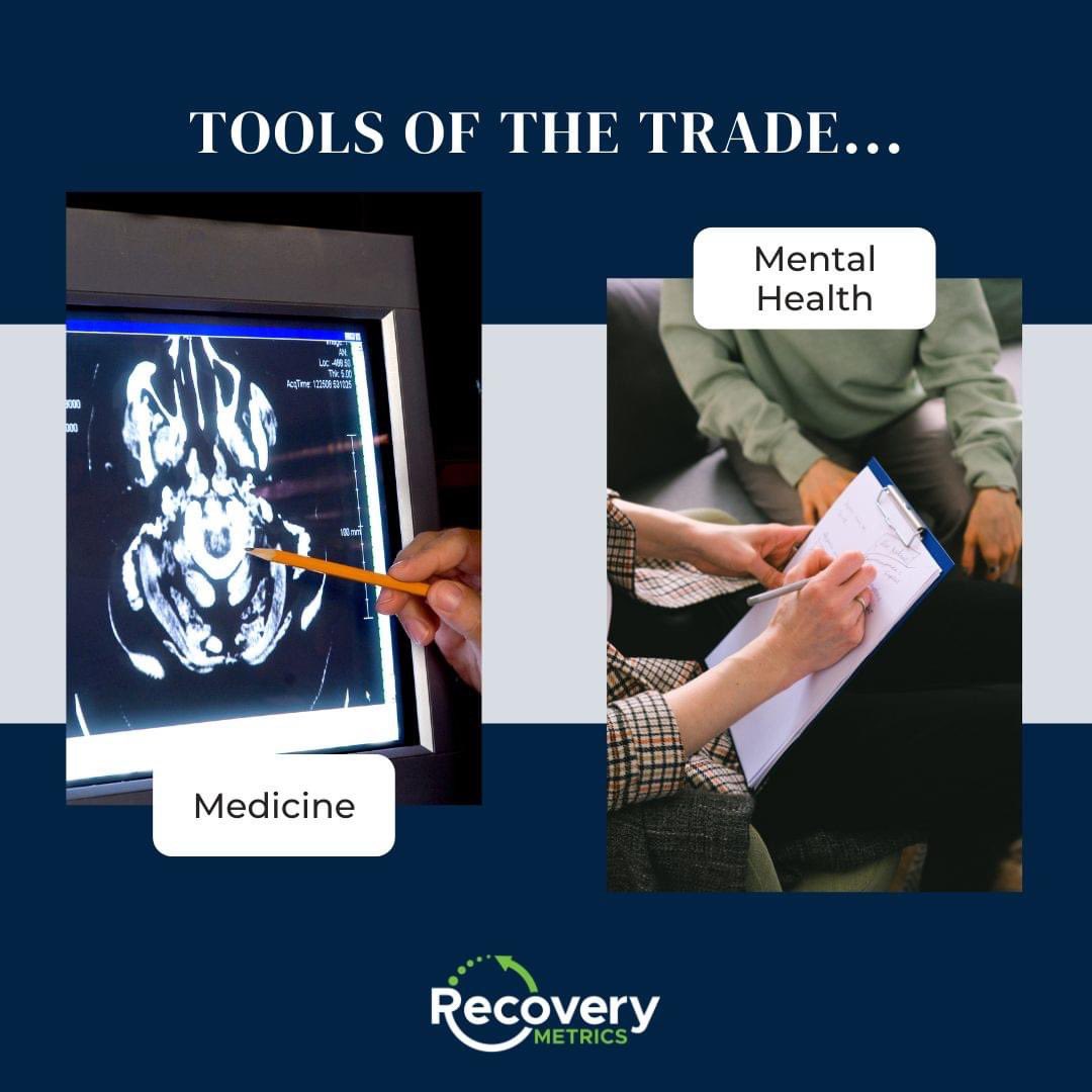 RecoveryMetrics's tweet image. You wouldn&apos;t want a surgeon to operate without the necessary equipment to guide the procedure. 
In 2023, mental health clinicians shouldn’t be operating blindly either. 

linktr.ee/recoverymetrics