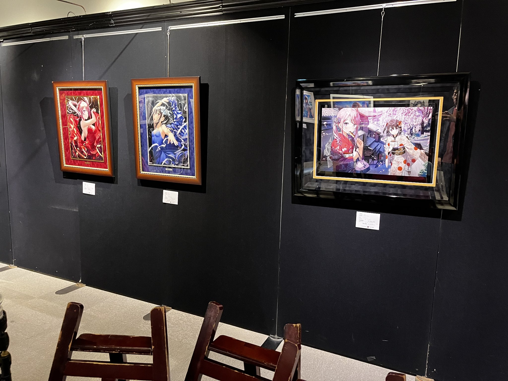 ♡月末値下げ♡カントク 版画「しまいまいジ厶」ミクスドメディア