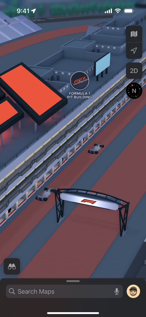 As always, the team went above and beyond! Now, catch a glimpse of the Las Vegas Grand Prix track and the iconic F1 Pit Building on Apple Maps! 🏎️