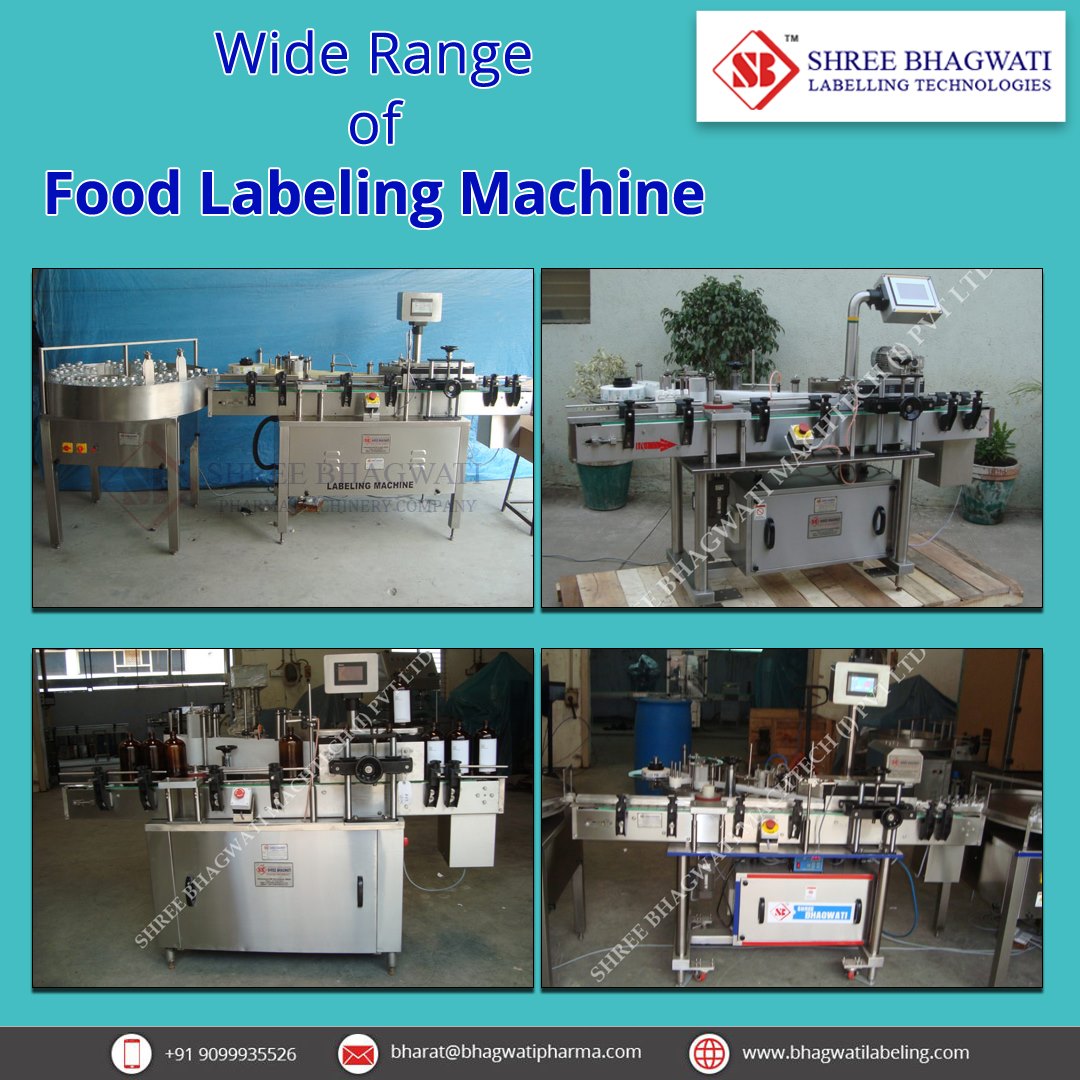 bhagwatilabel's tweet photo. #FoodLabelingMachines are excellent Equipments for proper labeling process around the containers. To browse complete collection of #FoodLabelers.
Visit https://t.co/5lRFdt3GEH

#bhagwatilabelling #labellingmachine #stickerlabel #stickerlabellingmachine #stickerlabellermachine https://t.co/PtnRce9y1v