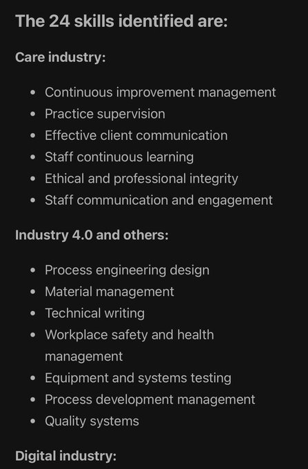 24 skills in digital, care industries forecast to grow in demand and remain transferable over next two