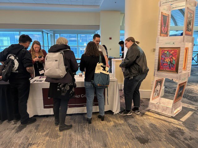 The @ConCrimASC tables are busy at the 2023 @ASCRM41 conference in Philadelphia. Drop by and say hello!