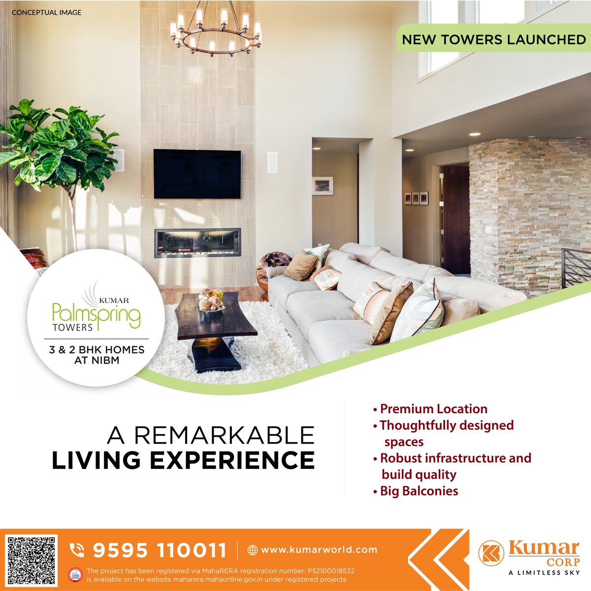 Kumarproperties's tweet photo. Kumar Palmspring Towers 2 & 3 BHK Spacious flat that feels like a perfect fit for your lifestyle.
#KumarCorp #Undri #flatsforsale #KumarProperties #flatsinundri #flats #apartments #nibm #luxuryflats #pune #home #realestate #luxury #luxurylifestyle #2bhk #3bhk #luxuryliving https://t.co/vBhak29mIk
