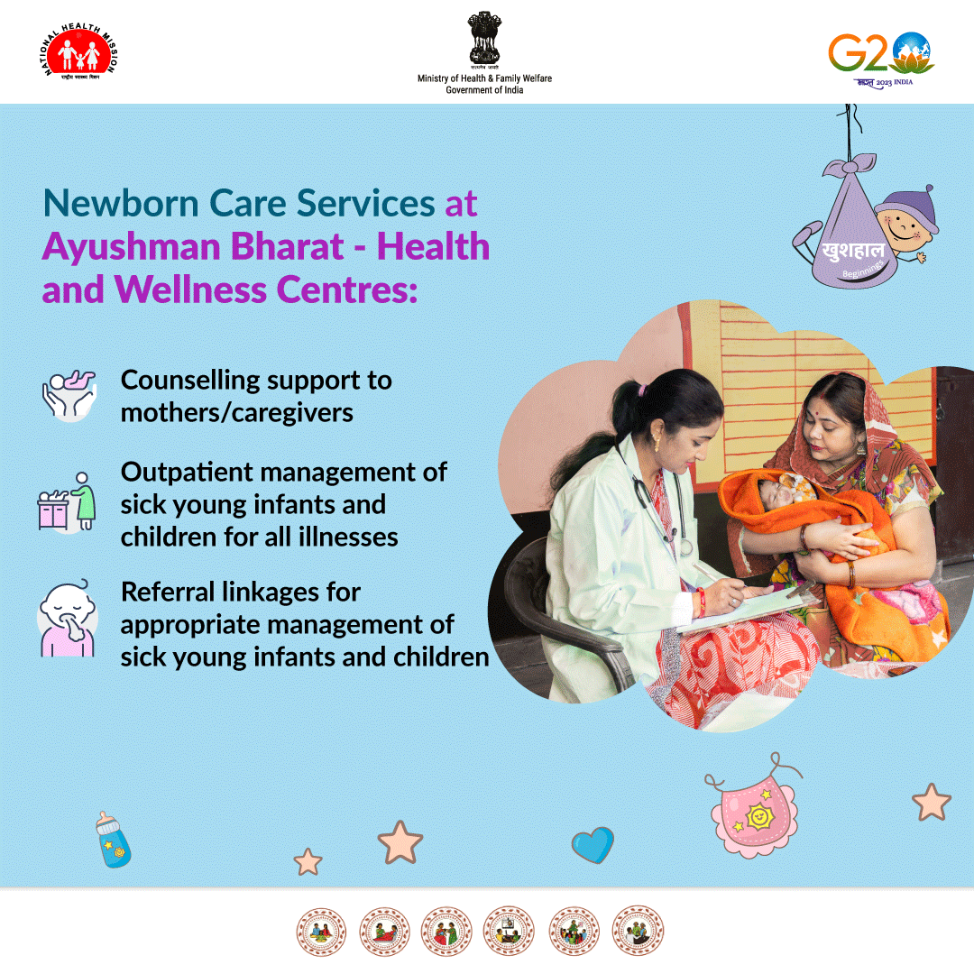 A_ArogyaMandir's tweet photo. 👶Let's prioritise the health of our little ones! Access to #FREE newborn care services is crucial for every family.
Visit the nearest #AB_HealthandWellnessCentre and ensure a bright start for your newborns. 🏥
#NewbornWeek #NewbornCare #HealthyStart #HealthForAll https://t.co/zum74mEMdo