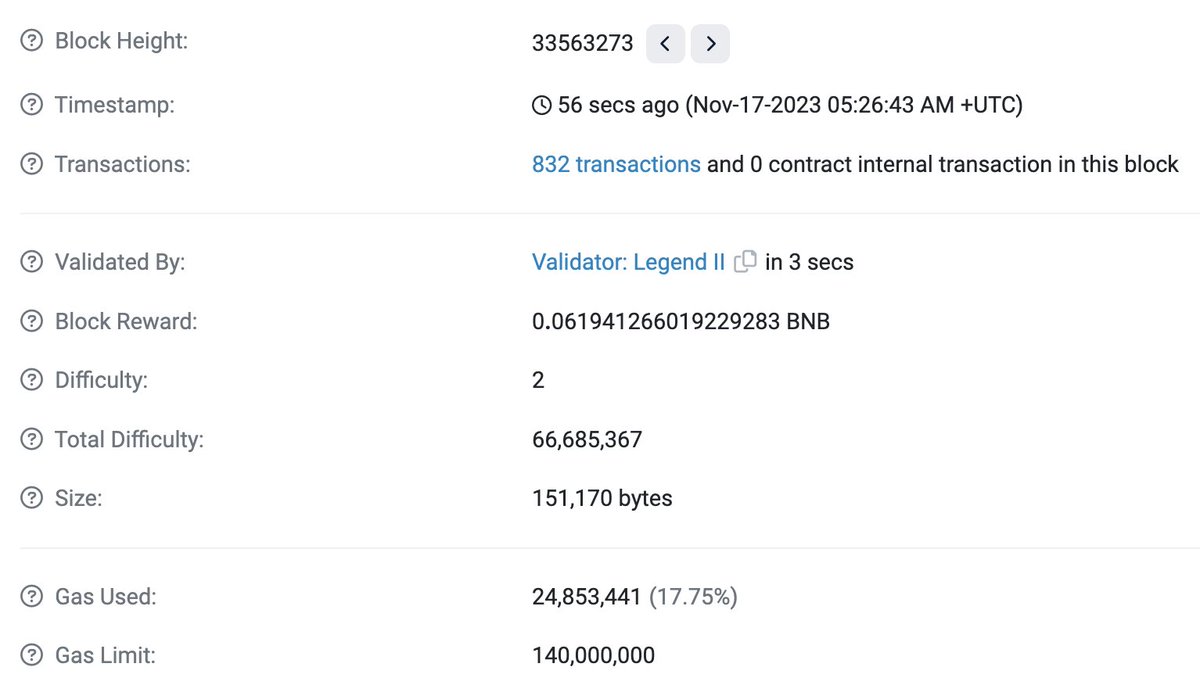 v_bnbchain's tweet photo. The total gas used per second is what matters.
Can you check the below chains and tell me which one runs more? https://t.co/gw6bmTQRFn