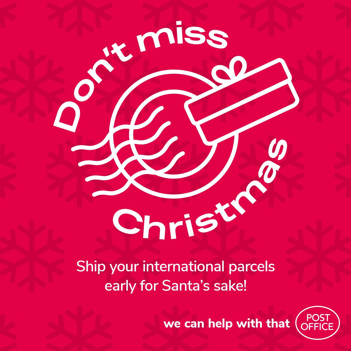 Time is ticking, folks!⏳
If you’ve got parcels to send to loved ones abroad, get them sent by December 6. 🎅❤️ #WeCanHelpWithThat