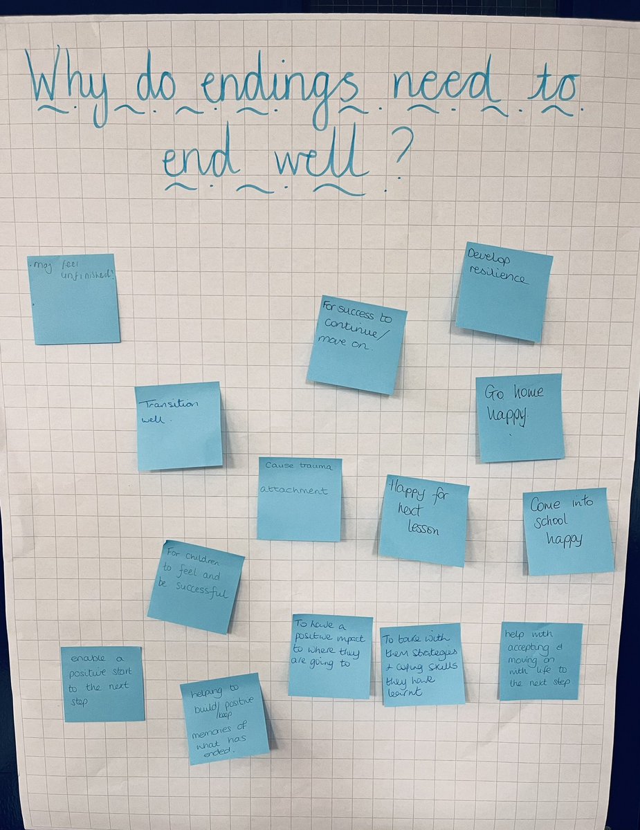 A glimpse of HIVE’s training yesterday looking at endings and why we need to plan them at the beginning. <a href="/SummerswoodPS/">Summerswood School</a> <a href="/MrsParaskevaSPS/">Mrs Paraskeva</a> <a href="/SpsWheatcroft/">MrsWheatcroftSPS</a>