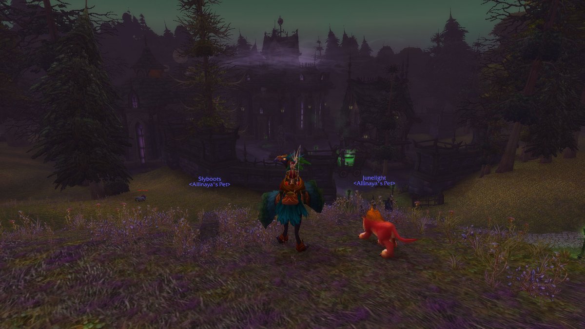 A deep sorrow fills Tirisfal Glades. The undead are forsaken by their human kin and are treated like monsters despite them having the same soul...

What would you say about the forsaken? 

Link to the story here! midsummertees.com/post/the-hunte…