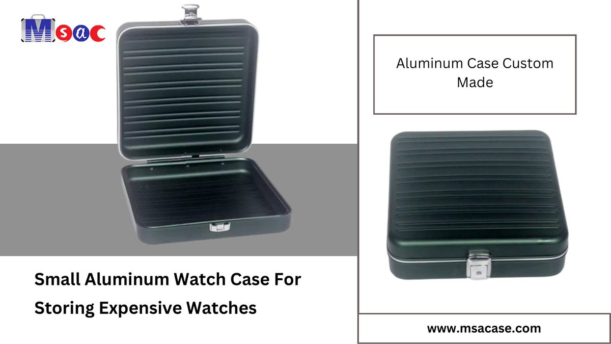 MSACaseCo's tweet image. Keep your precious watches safe in MSACase Small aluminum watch case! Store your watches safely in style and travel with them.

Visit us at: msacase.com

#msacase  #aluminumwatchcase  #watchcase  #watchstorage  #luxurywatches  #smallaluminumwatchcase  #case