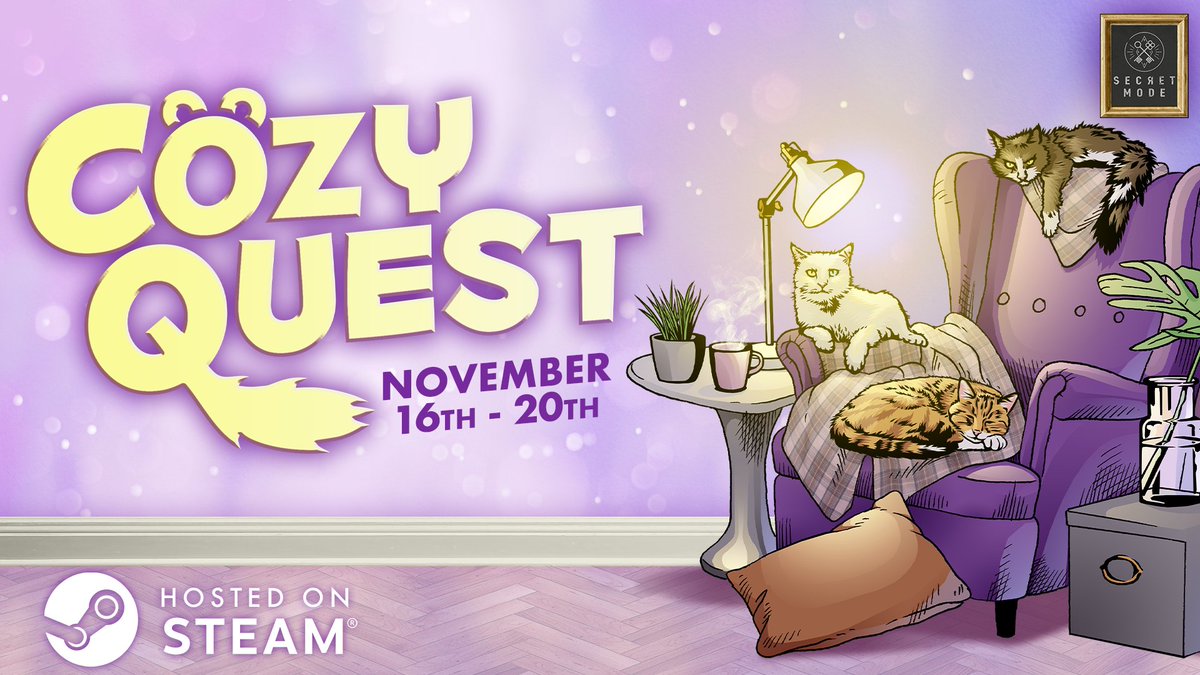 We are part of #CozyQuest on Steam! 

Go check out all the snuggly games :)

store.steampowered.com/sale/cozyquest…