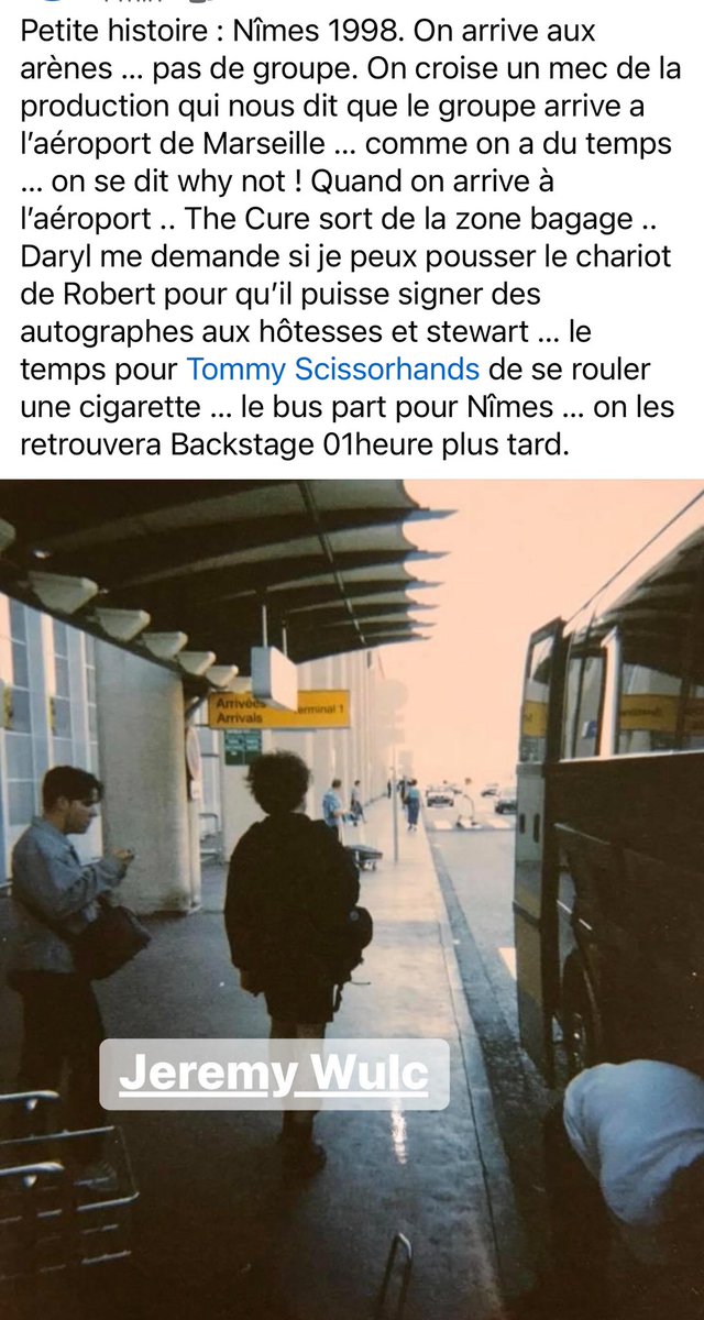 jeremyWulc's tweet photo. #thecure #robertsmith #lostsongs #songoflostworld #nimes #marseille @MarseilleApp @nimes @thecure https://t.co/hGxPpsdLpC