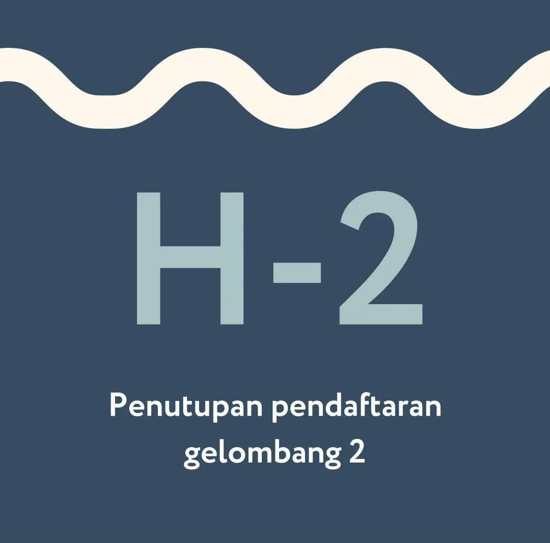 [H-2 PENUTUPAN GELOMBANG 2 LAEC 2023] Hai, mahasiswa Indonesia!🙌🏻Tak terasa sudah H-2 penutupan gelombang 2 Lingart Essay Competition 2023. Yuk yang belum daftar dan submit karya, segera ya. Hadiah total jutaan rupiah sedang menantimu!!!📷#lingart2023 #linguaartistica #unnes