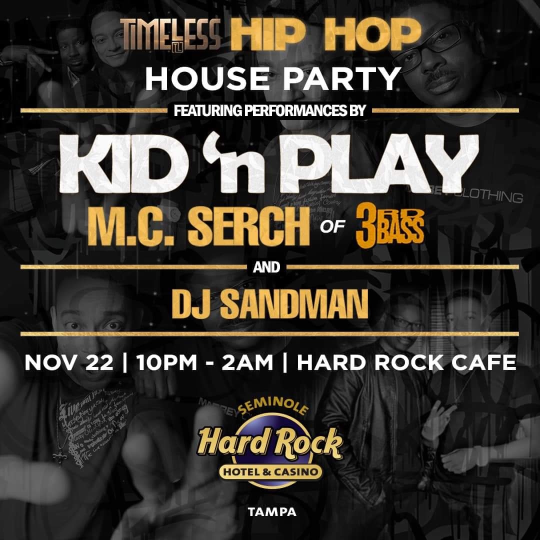 djsandman813's tweet photo. #kidnplay x #mcserch x #djsandman This Wed November 22nd @ @HardRock #Tampa https://t.co/3scchqNEVO