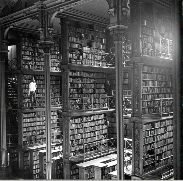 The old Cincinnati library before it was demolished.