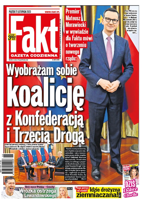 #DziśwFakcie: Pierwszy wywiad z premierem @MorawieckiM po wyborach. Wskazał trzy największe błędy @pisorgpl [TYLKO W FAKCIE]➡️fakt.pl/pieniadze/pier…