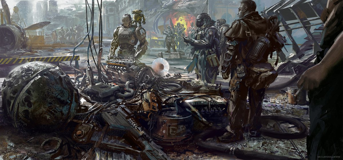 lixin_33art's tweet photo. Sci-Fi. https://t.co/wOF5O3kWTR
