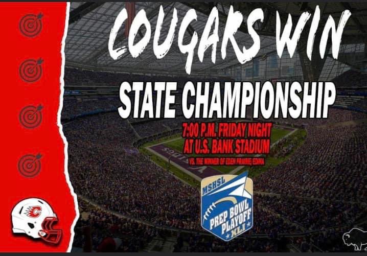 Kramer9Tommy's tweet photo. Congratulations to the Centennial football team. 
I’ll be there next Friday night to watch them go for the State title. https://t.co/mBMFJRz2H9