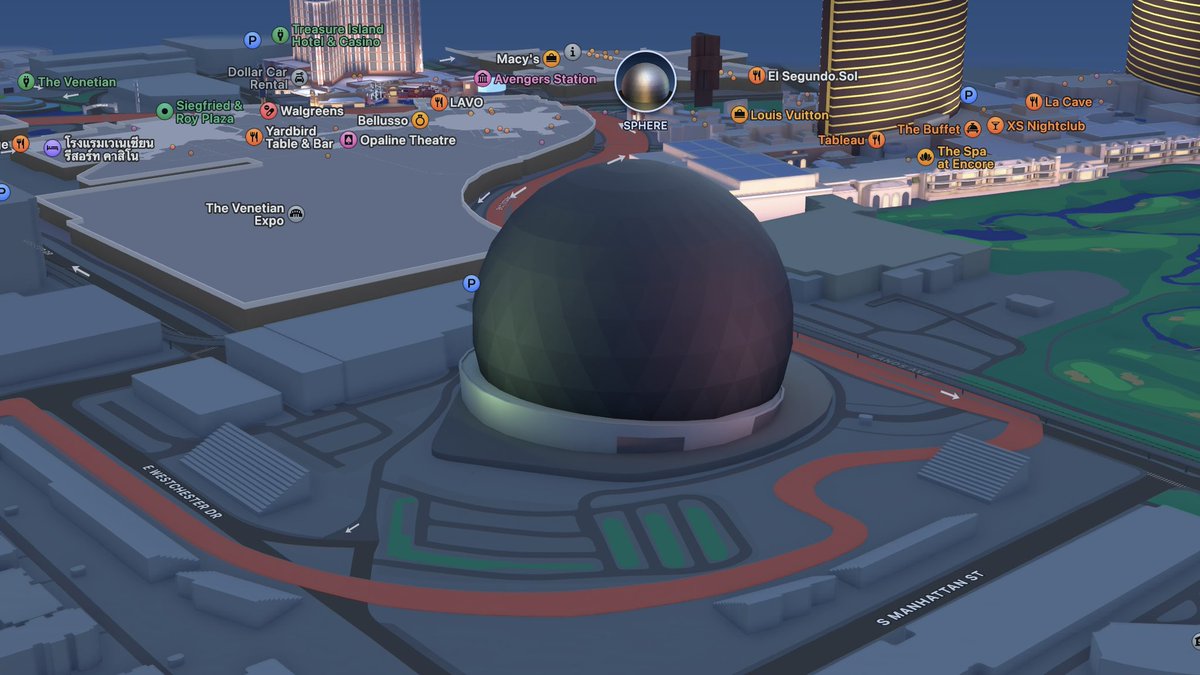whaleztothewrld's tweet photo. Las Vegas GP in Apple Map!!!
#F1 #LasVegasGP #Apple #Map #AppleMap https://t.co/LYpWaEmYHi