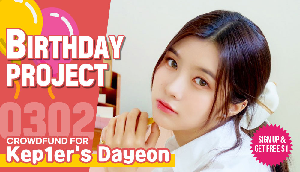🎂#Kep1er #Dayeon's BIRTHDAY PROJECT!
LET'S CROWDFUND A SUBWAY AD IN SEOUL FOR HER!
▶bit.ly/3G12NU1

Until 2024.2.12 23:59 KST

If you register now, you will receive $1 worth of 'SARANG' for FREE which you can use towards her project!

#케플러 #다연 #김다연 #KIMDAYEON