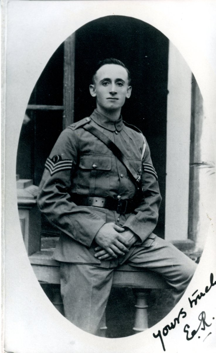 OldDegsy's tweet photo. #OTD #OnThis Day in 1940 Ernest Renyard, my grandfather, was killed by a bomb whilst serving as a @HantsSpecials Special Constable at #Hardley, New Forest. He was a #WW1 veteran and worked as a local blacksmith, having served as a #farrier in the Royal Field Artillery https://t.co/WWTvLliwt3