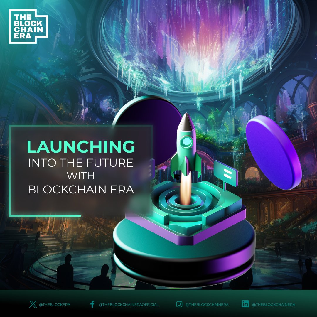 theblockera's tweet photo. 🌌 Blockchain technology is the propulsion behind your journey to the future. Like a rocket soaring into space, blockchain propels us into new frontiers of innovation. Join the launch, be part of the future.
#TBE #TheBlockchainEra #FutureLaunch https://t.co/DPWWBgQgcy