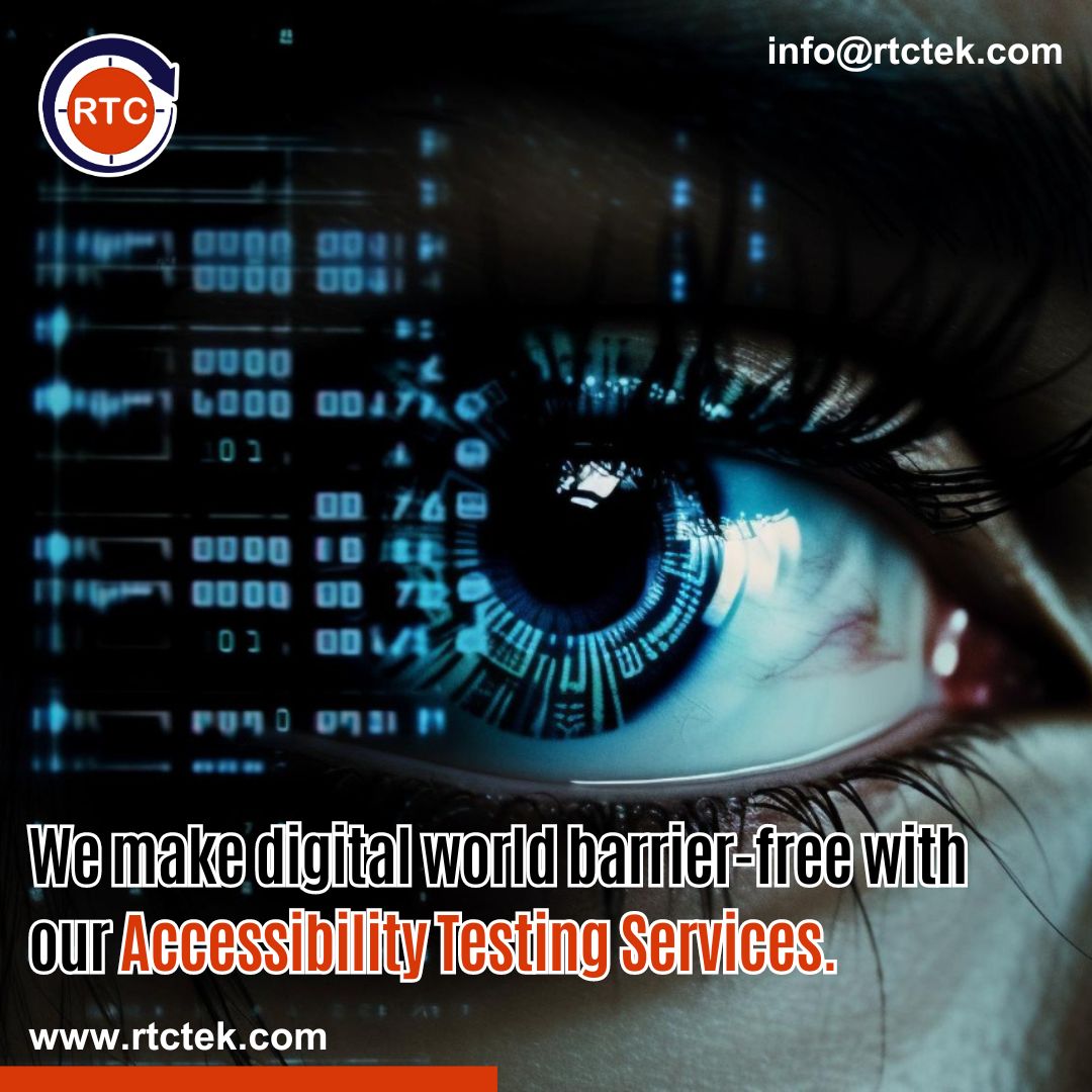 RtcTek's tweet image. Our mission is to make online content accessible to all by removing digital barriers through our Accessibility Testing Services. Learn more about our services at rtctek.com/accessibility-…. 
 
#accessibilitytesting #testingforall #inclusiveux #digitalinclusion #a11ytesting