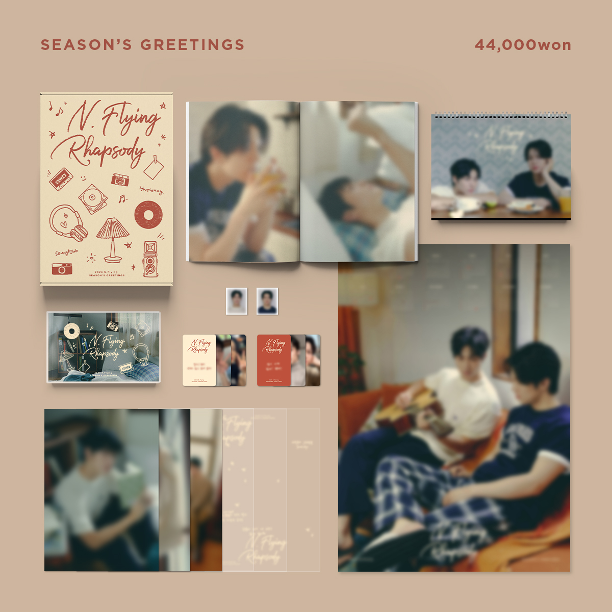 NFlyingofficial's tweet photo. N.Flying 2024 SEASON’S GREETINGS
- N.Flying Rhapsody 

Pre-order Sales OPEN 🎶

⚡ NOTICE : https://t.co/w6CLkK5bzw
⚡ SALES
FNC STORE : https://t.co/5Y51sRvPHx
fromm store: https://t.co/iBlPbVL0VN

#NFlying #엔플라잉 #2024SEASONSGREETINGS #NFlying_Rhapsody https://t.co/9bZJtmERCe