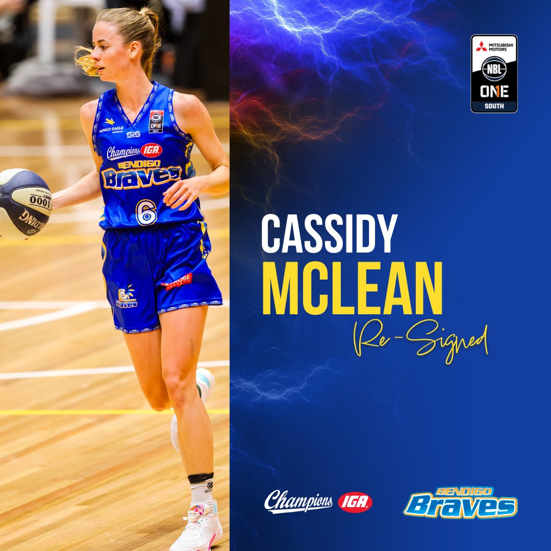 Bendigo_Braves's tweet photo. LOCKED IN FOR 2024 🔒 CASSIDY MCLEAN

@nbl1 @nbl1south @bendigobasketball

#BendigoBraves #BendigoBraves2024 #GoBraves #Bendigo https://t.co/LTPwQaR7TI