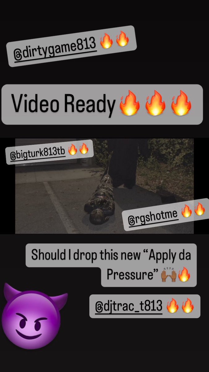 BigTurk813's tweet photo. Should I drop it??? 😈🔥🎥 🔥🔥 #explore #exploremore #explorepage #tampa #florida #deepproductions #rgfilms #bigturk #dirtygame813 #tractbeats #viralvideos #viral #music #video #shoot #applydapressure #mhf https://t.co/TxzWYQ5HW9