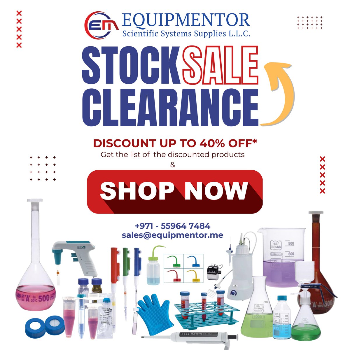 Enjoy year-end savings up to 40% on top-tier laboratory equipment & consumables. Unleash the power of precision at unbeatable prices. Your breakthrough awaits!

#LabDeals #ScienceSavings #StockClearance #laboratoryequipment