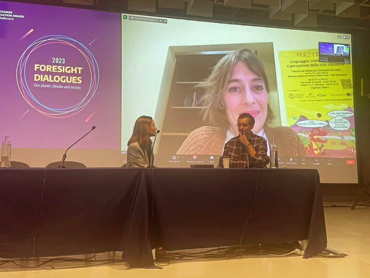 FedericoTaddia's tweet photo. Le soddisfazioni, quelle belle!

CMCC CLIMATE COMMUNICATION AWARD “REBECCA BALLESTRA”

Menzione speciale a "Bello Mondo" per il miglior progetto in lingua italiana.

@eli_palaz
@CmccClimate
@Chora_Media
@mariocalabresi

#BelloMondo #clima #climatechange #attivismo https://t.co/ZkgyEZc4T6