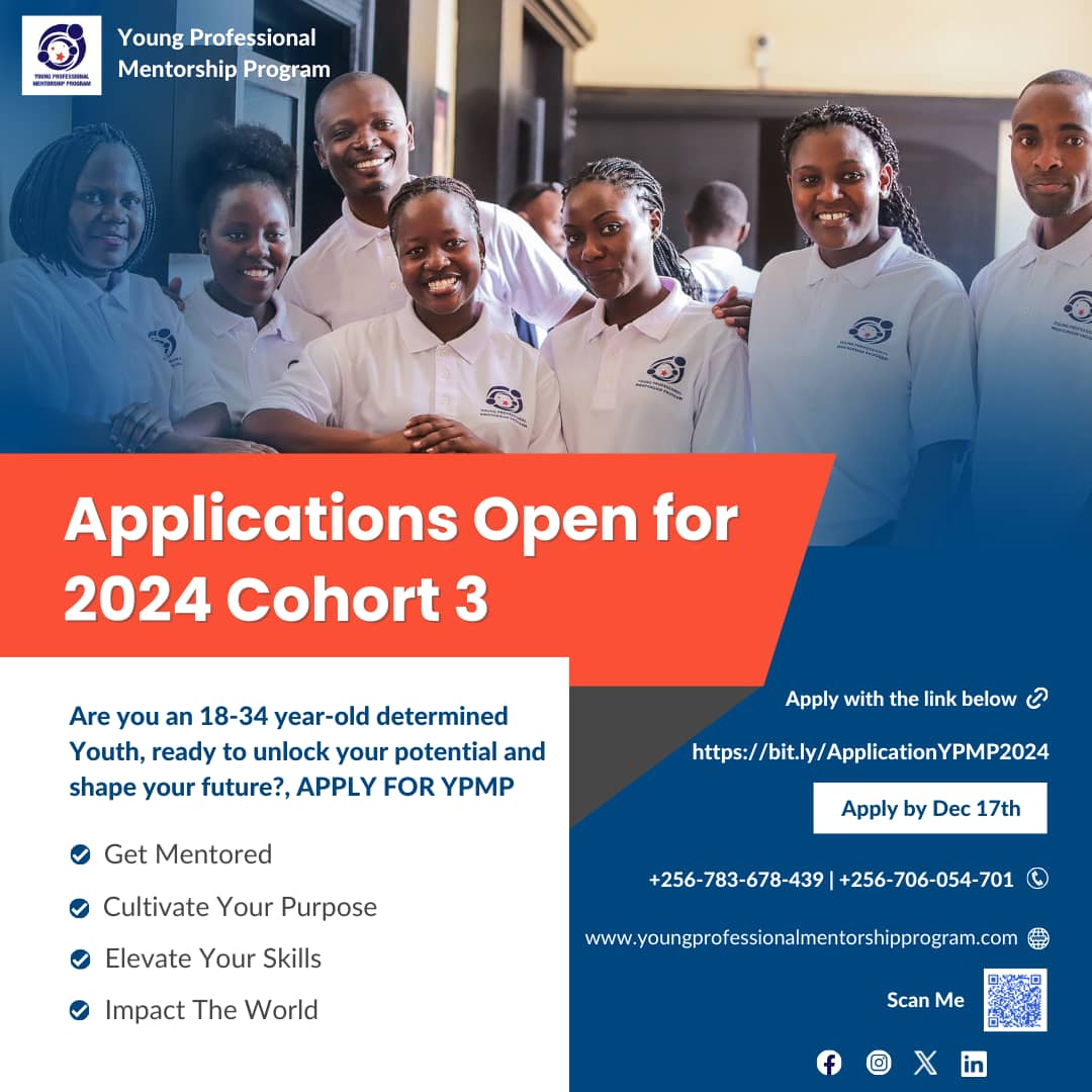 NakiberuJoan's tweet photo. Are are you a youth struggling with career growth? We at @YPMP_Ug give you the tools to leverage your career path. Come let's take you through these 9 months of mentorship because it's our pleasure supporting young people rethink, refocus and succeed. https://t.co/qvjAeuHuwj