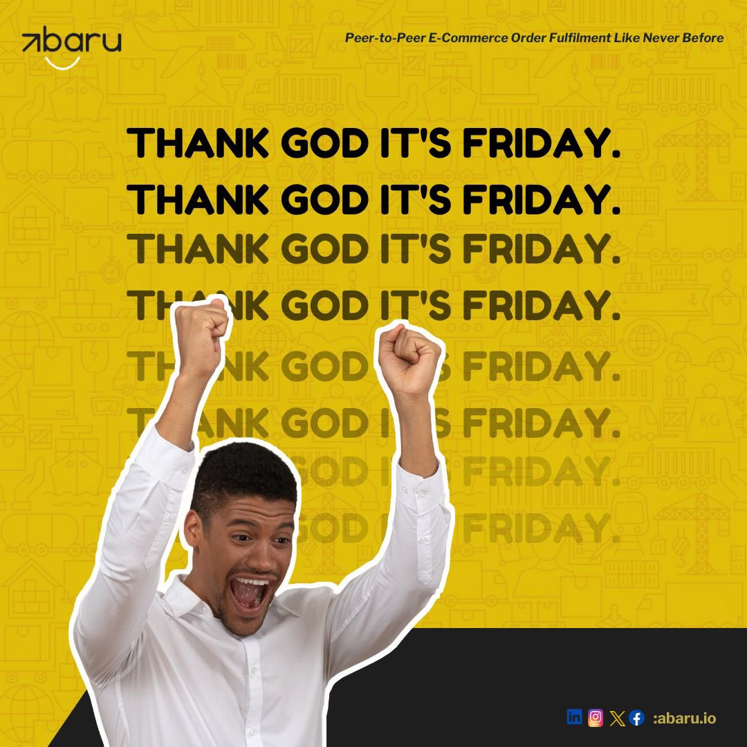 abaru_io's tweet photo. Unleashing the thrill in logistics! 🚚✨

 Ready to conquer the weekend with speed, precision, and a dash of excitement. #LogisticsAdventures #WeekendReady #FriYay #tgif #WeekendMode #PositiveVibesOnly https://t.co/xAAaRpHFgb