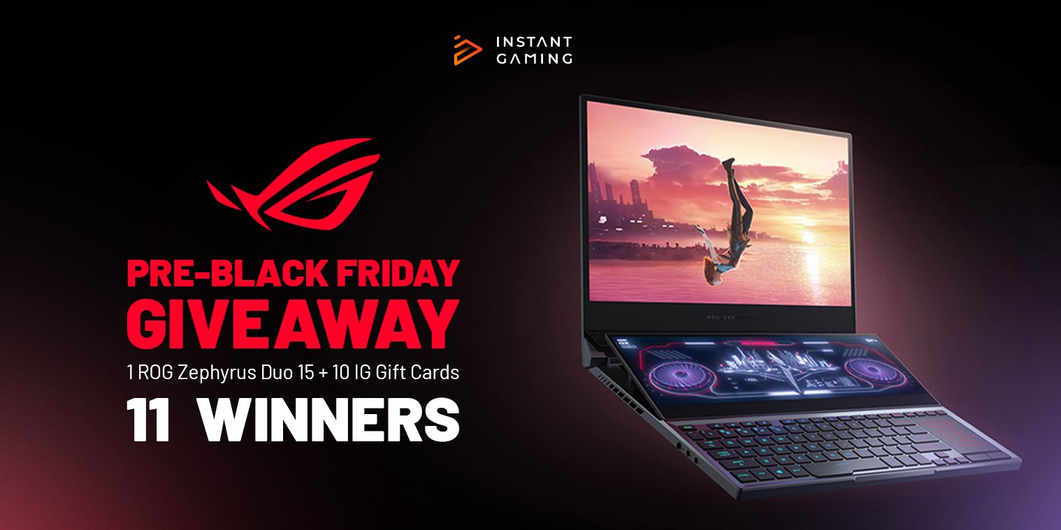 Instant Gaming on X: 🚨Pre-Black Friday Giveaway🚨 → Follow+ RT