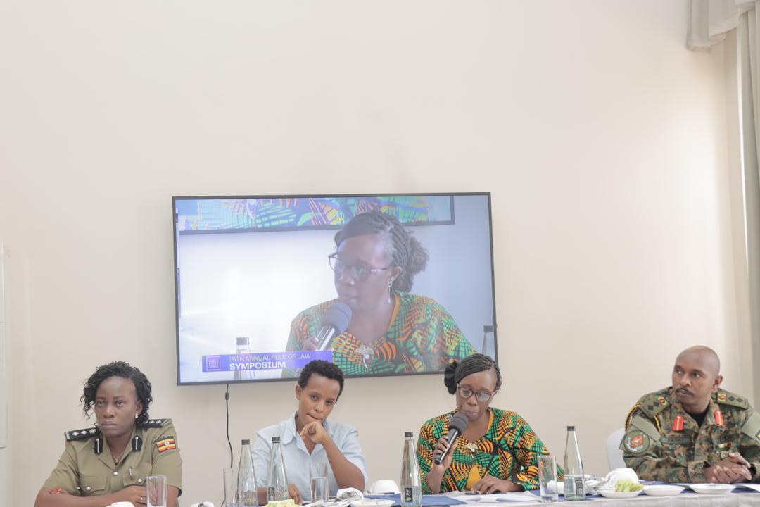 StevenNuwagira's tweet photo. HAPPENING NOW: The panel discussion on "The Critical Role of Security Agencies in advancing the Fight for Human Rights." It is moderated by Dr. @druhweza. #RuleOfLawWeek23 https://t.co/TPoCHx0xbZ