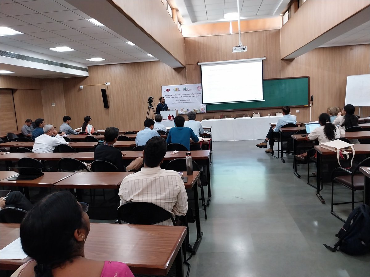 After a short tea break,we proceeded with concurrent paper presentations centered around the theme "State Capacity and Policy." Moderated by Shri P S Vijayshankar and Dr.Madhulika Banarje.
<a href="/asaxena87/">Abhishek Saxena</a> <a href="/shambuprasad/">Shambu Prasad C</a>
<a href="/socialAnkit/">Ankit kumar</a> <a href="/DuttaDeborah/">Deborah Dutta</a> 
#mst2023 #sustainabilty #agriculture