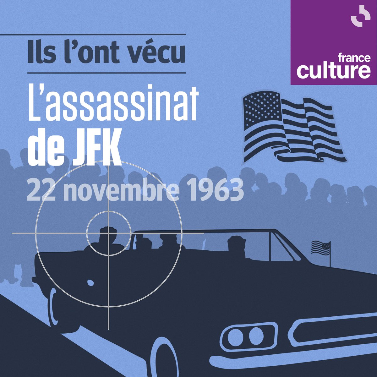 🚨[PODCAST] 'Ils l'ont vécu', saison 8 4️⃣ épisodes pour revenir, en archives et témoignages, sur l'assassinat de John Fitzgerald Kennedy qui a profondément marqué l’Amérique et entraîné, dans son sillage, plusieurs théories du complot. ➡️ radiofrance.fr/franceculture/…