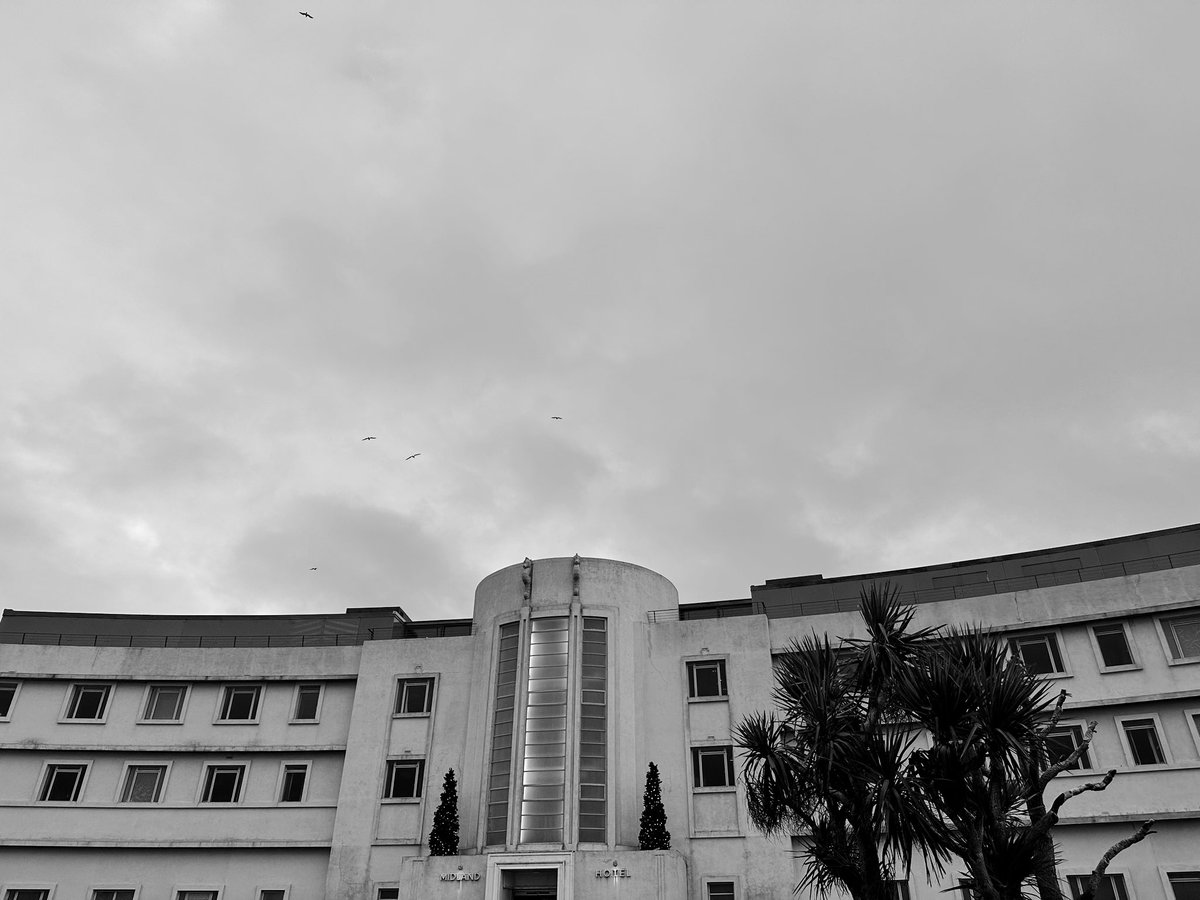 Quietly working prior to @LBVmagazine launch event. Reflecting upon how this building really sparked my interest in regeneration. It was wonderful to introduce so many in the district to it and dust off my art deco Morecambe facts! #morecambe #lancashire