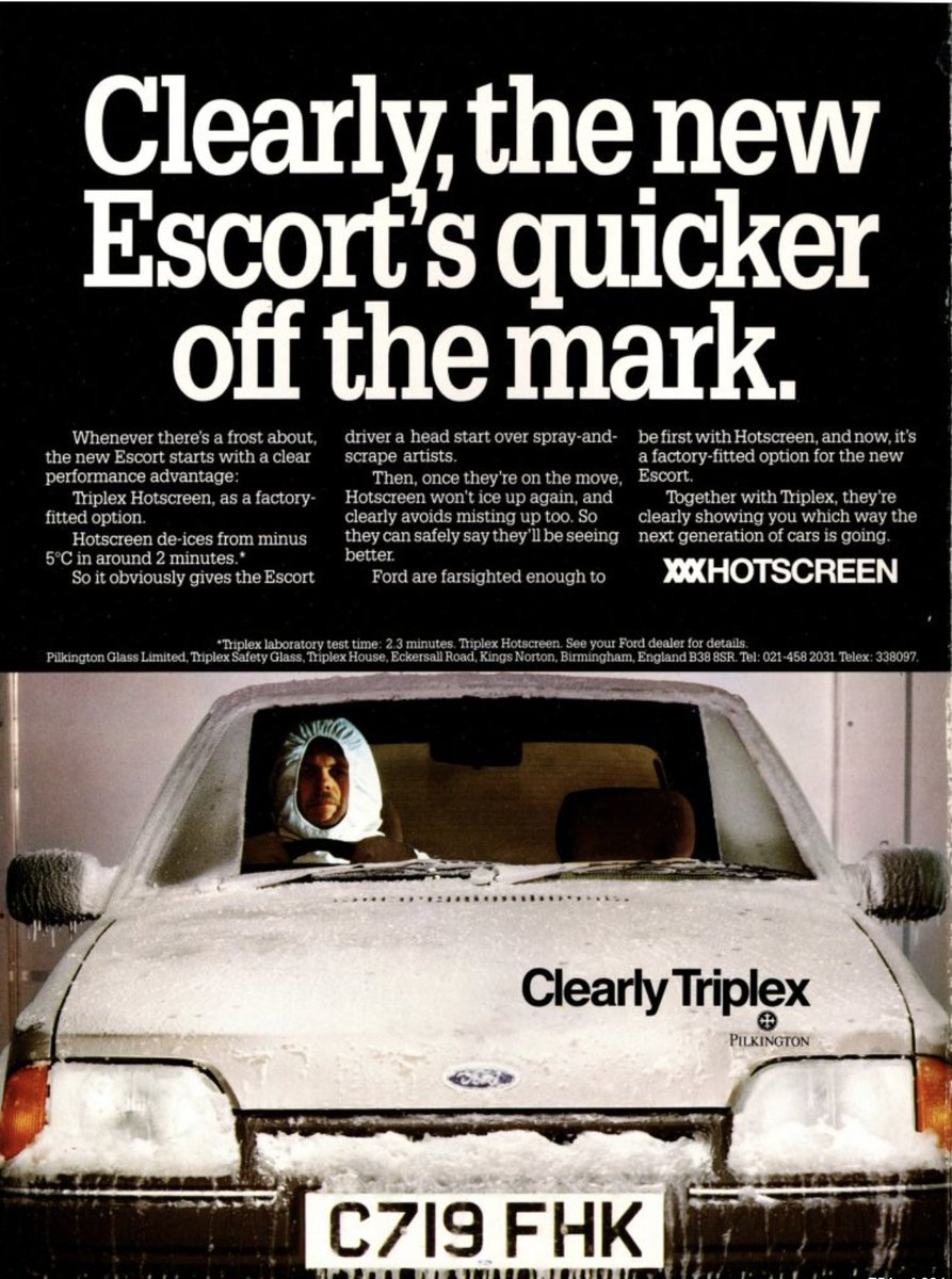 WRCgerardquinn's tweet photo. 1985 road car technology you clearly want transferred to your 2023 #WRC car! 🤣
#RallyJapan2023 #quickclear #heated #windshield https://t.co/HcI6eHD3MO