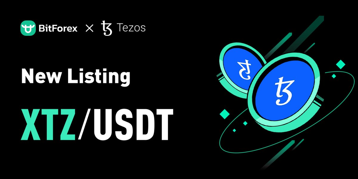 bitforexcom's tweet photo. BitForex ✖️ $XTZ @tezos

⏰2023/11/17 16:00 (GMT+8)

Trade👉https://t.co/5wiExznAuz

Details🔗https://t.co/xNMiDFHkAf

🪂Like, comment, RT! - 50 USDT bonus will drop.

#BitForex #newlistings #Tezos #Airdrop https://t.co/C9jwqtkLja