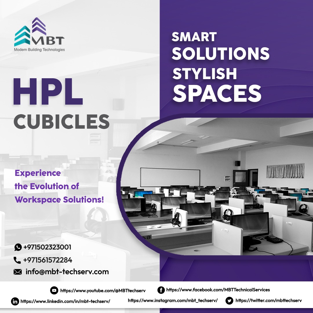 mbttechserv's tweet photo. Step into the future of office design with MBT's HPL Cubicles!
Personalize your space &amp; conquer your goals with HPL Cubicles.

🔍 Find out more here: https://t.co/6UrUcyD5vW
📱 WhatsApp: +971502323001
📞 Call: +971561572284
📧 Email: info@mbt-techserv.com

#mbt #hplcubicles https://t.co/cm1YTFv64k